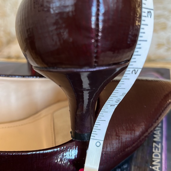 Alex Marie Burgundy kitten 2” heels Shoes - Picture 4 of 11